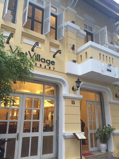 Viet village restaurant in Saigon