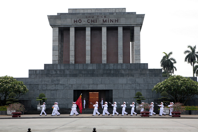 Flag raising ceremony in Hanoi1