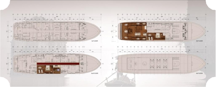 Deck Plan - Paradise Peak Cruise