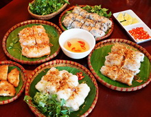 Banh cuon - Rolled rice pancake