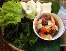 Bun cha in Hanoi