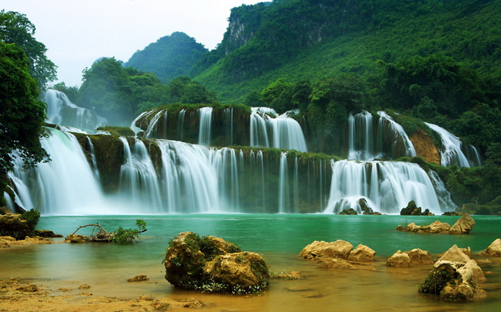 Ban Gioc Waterfall, Cao Bang, Vietnam